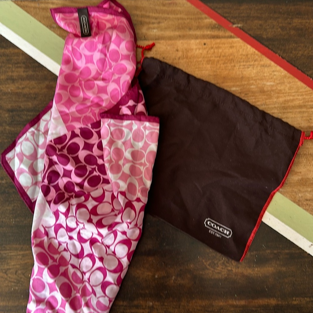 Vintage Coach Silk Scarf